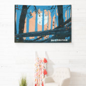 Het Stille Maanlichtbos Spandoek (Insitu)