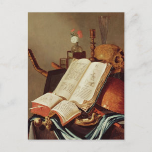 Het Stilleven van Vanitas Briefkaart