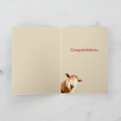 Het stimuleren van ondersteunende grappige felicit bedankkaart (Binnen)