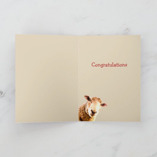 Het stimuleren van ondersteunende grappige felicit bedankkaart (Binnen)