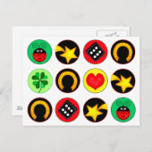 HET STIP VAN HET GELUK BRIEFKAART (Voorkant / Achterkant)