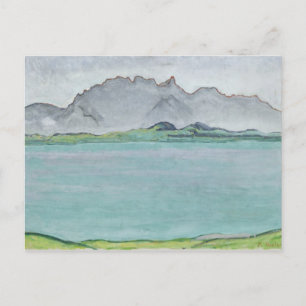 Het Stockhorngebergte en het Thun-meer, 1911 Briefkaart