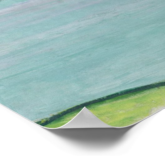 Het Stockhorngebergte en het Thun-meer, 1911 Poster (Hoek)