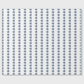 Het Stoffen Zegel Bij Zazzle Mascotte Logo Karakte Cadeaupapier (Vlak)