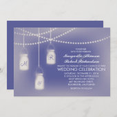 Het stoffige Blauwe Huwelijk van de Lichten van de Kaart (Voorkant / Achterkant)