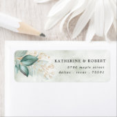 het stoffige groene goud eucalyptus greenery adres etiket (Insitu)