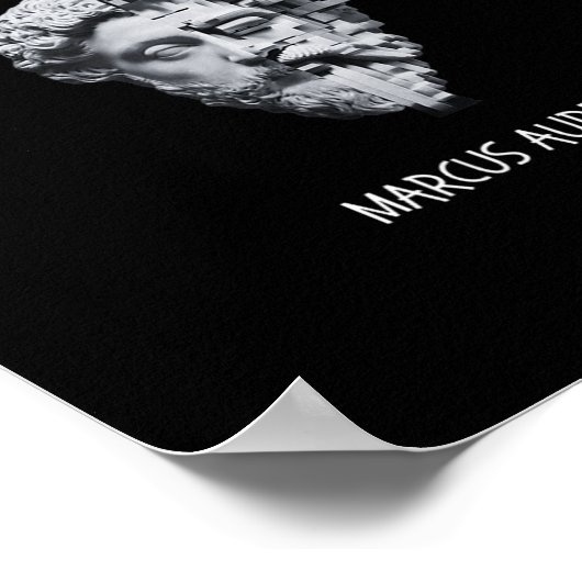 Het stoïcisme Marcus Aurelius Quote _1 Poster (Hoek)