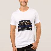 "Het stond schuin" Tri-Blend Shirt (Voorkant)