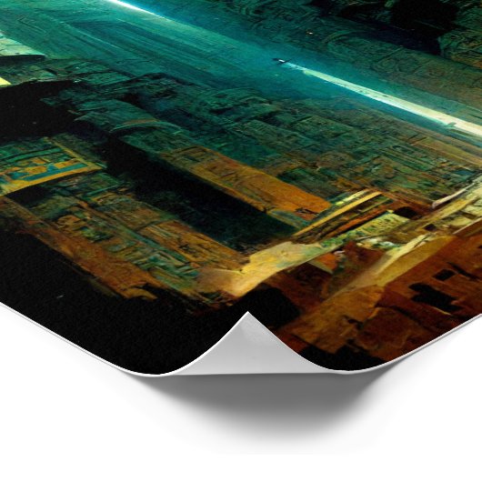 Het Stone City Science Fiction Art Poster (Hoek)