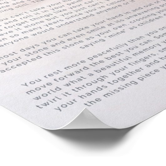 Het Stone poster (Hoek)