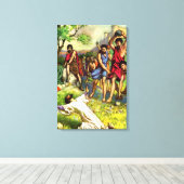 Het Stoning Wrapped Canvas (Insitu (Houten vloer))