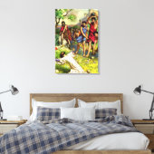 Het Stoning Wrapped Canvas Afdruk (Insitu (Slaapkamer))