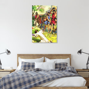 Het Stoning Wrapped Canvas Afdruk