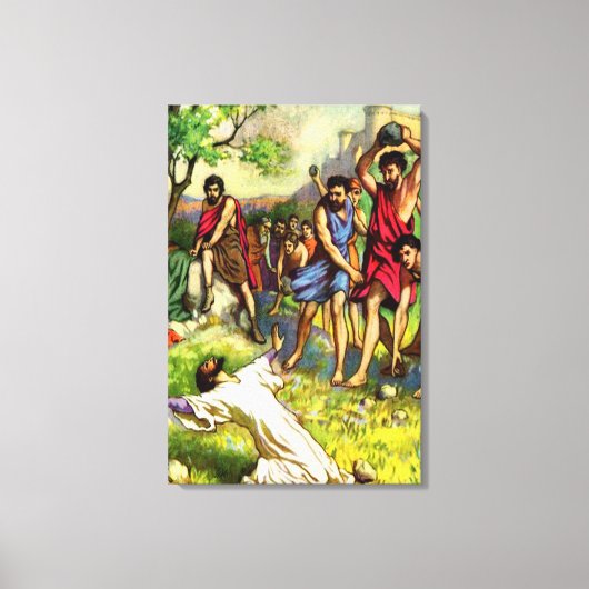 Het Stoning Wrapped Canvas Afdruk (Voorkant)