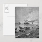 Het stoomschip Vladivostok aan de Yangtze Briefkaart (Voorkant / Achterkant)