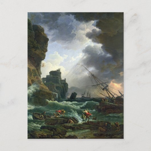 Het Storm, 1777 Briefkaart (Voorkant)
