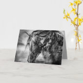 "Het Storm binnen" - Wenskaart Kaart (Gele Bloem)