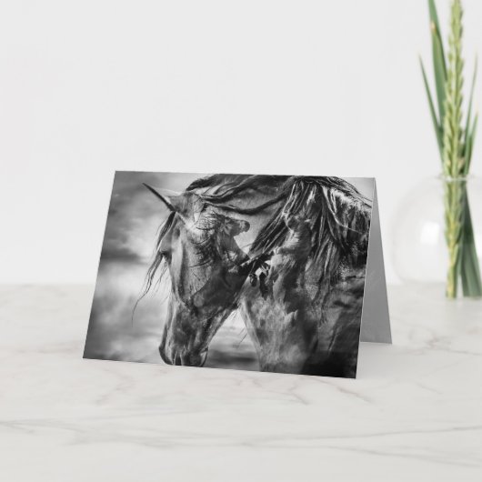 "Het Storm binnen" - Wenskaart Kaart (Voorkant)