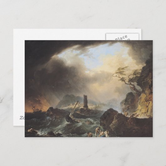 Het Storm Briefkaart (Voorkant / Achterkant)