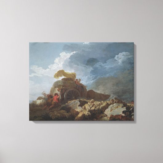 Het Storm, c.1759 Canvas Afdruk (Voorkant)