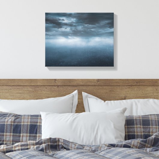 Het Storm Canvas Afdruk (Insitu (Slaapkamer))