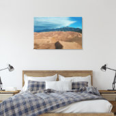 Het Storm in de Dunes naderen Canvas Afdruk (Insitu (Slaapkamer))