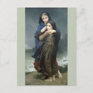 Het Storm (L'Orage) van Bouguereau Briefkaart