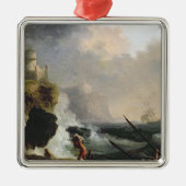 Het Storm Metalen Ornament (Voorkant)