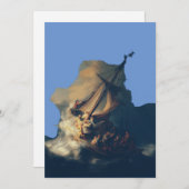 Het Storm op het Zee van Galilea Feestdagenkaart (Voorkant / Achterkant)