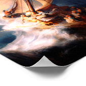Het Storm op het Zee van Galilea Poster (Hoek)