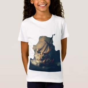 Het Storm op het Zee van Galilea T-shirt