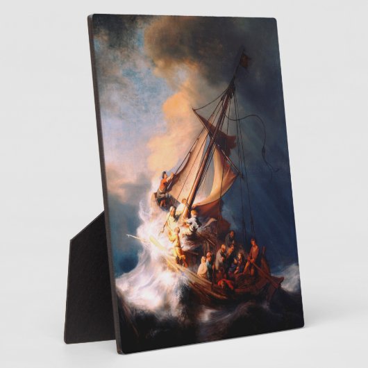 Het Storm op het Zee van het schilderen van Galile Fotoplaat (Zijkant)