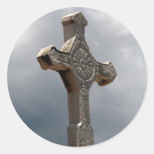 Het Storm overleven Ronde Sticker (Voorkant)