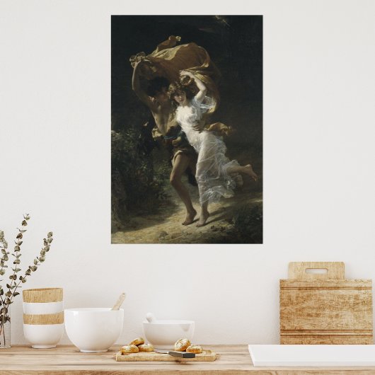 Het Storm Pierre-Auguste Cot 1880 Poster (Keuken)