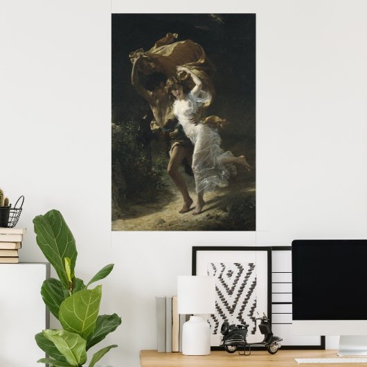 Het Storm Pierre-Auguste Cot 1880 Poster (Thuiskantoor)