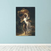 Het Storm - Pierre-Auguste Cot Canvas Afdruk (Insitu (Houten vloer))