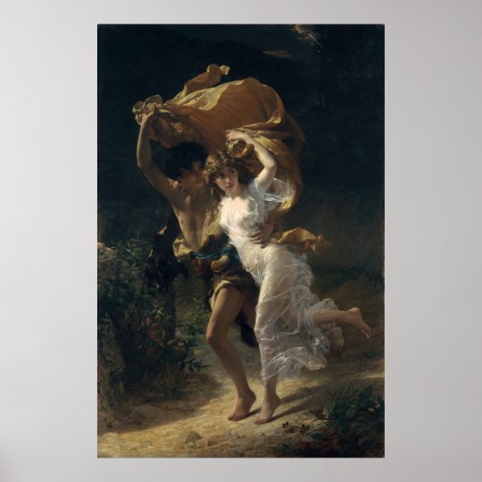 Het Storm - Pierre-Auguste Cot Poster (Voorkant)