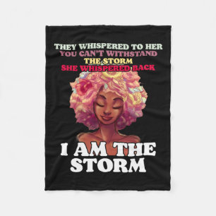 Het Storm Sterke Zwarte Vrouwen Empower Vrouwen Zw Fleece Deken