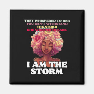 Het Storm Sterke Zwarte Vrouwen Empower Vrouwen Zw Magneet