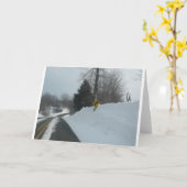 Het Storm van de Winter van het Meer van de Kaart (Gele Bloem)