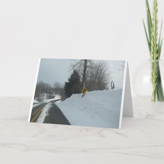 Het Storm van de Winter van het Meer van de Kaart (Voorkant)