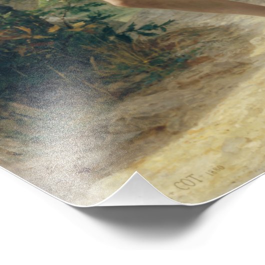 Het Storm van Pierre Auguste Cot Foto Afdruk (Hoek)