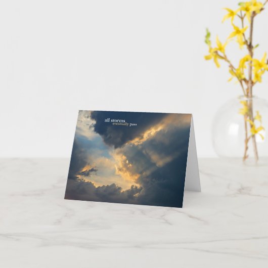 Het Storm zal de kaart doorgeven (Gele Bloem)