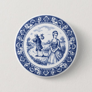 Het stormachtige vertrek ronde button 5,7 cm