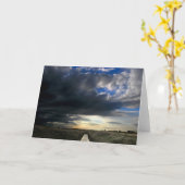 Het stormachtige Wenskaart van de Kreek Kaart (Gele Bloem)