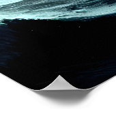 Het stormachtige zee | AI Art Poster (Hoek)