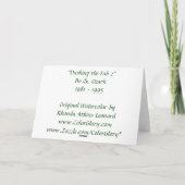 Het stormen van Kerstmis & Nieuwjaarskaart Feestdagen Kaart (Achterkant)