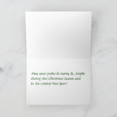 Het stormen van Kerstmis & Nieuwjaarskaart Feestdagen Kaart (Binnen)