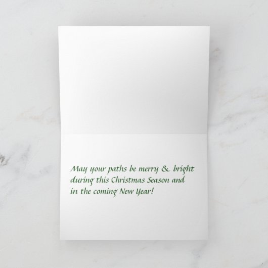 Het stormen van Kerstmis & Nieuwjaarskaart Feestdagen Kaart (Binnen)