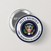 Het Stormin' Mormon Ronde Button 5,7 Cm (Voorkant /achterkant)